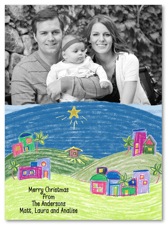 Colorful Bethlehem Photo Cards