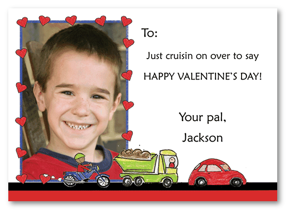 Cruisin Kids Photo Valentine Cards