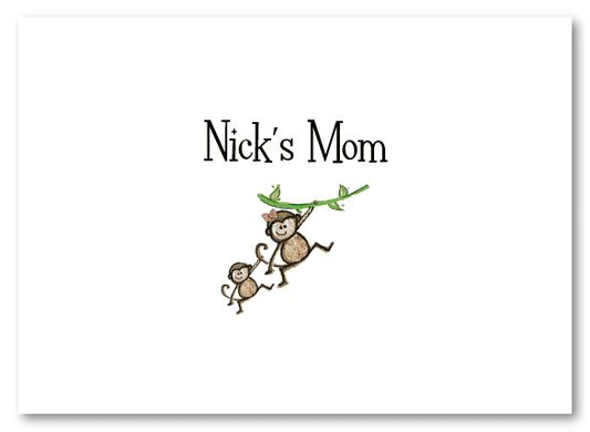 Monkey Mama Stationery