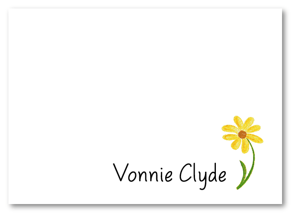 Yellow Daisy Stationery