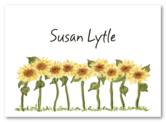 Sunflowers Stationery