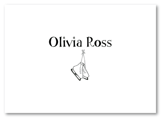 Ice Skates Stationery