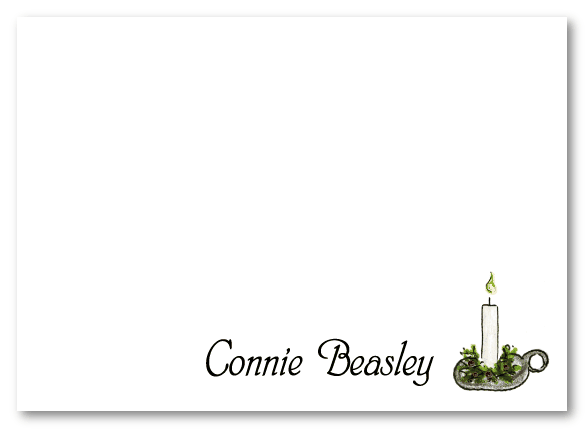 Holly Candle Stationery