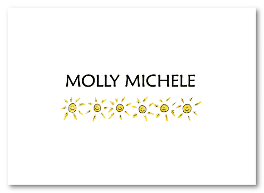 Suns In A Row Stationery