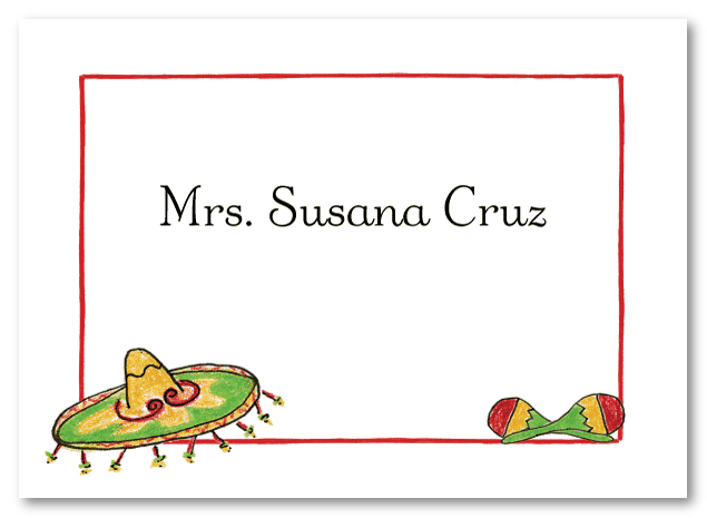 Mexican Sombrero Stationery