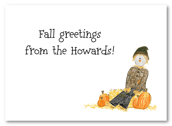 Scarecrow Thank You Note