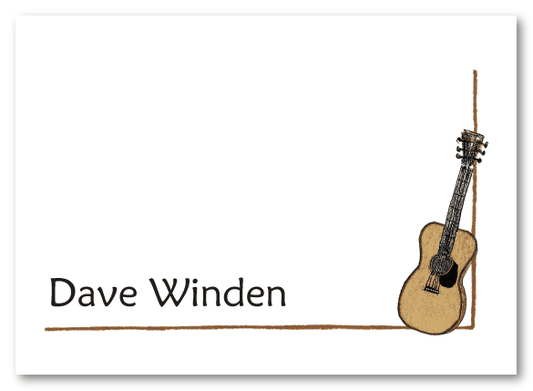 Guitar Thank You Note