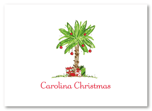 Carolina Christmas Folded Notecard