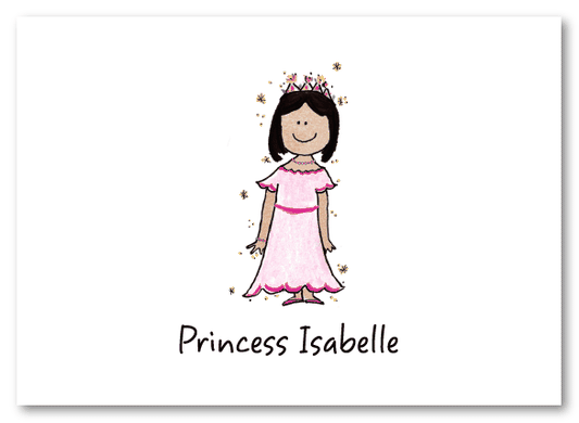 Latina Princess Folded Notecard