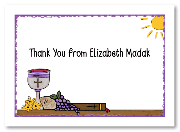 Communion Table Thank You Notes