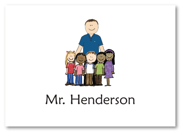 Male Teacher's Class Stationery
