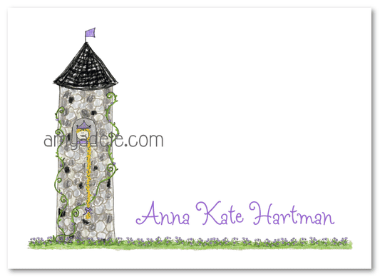 Rapunzel Stationery