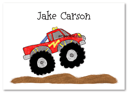 Monster Truck Stationery