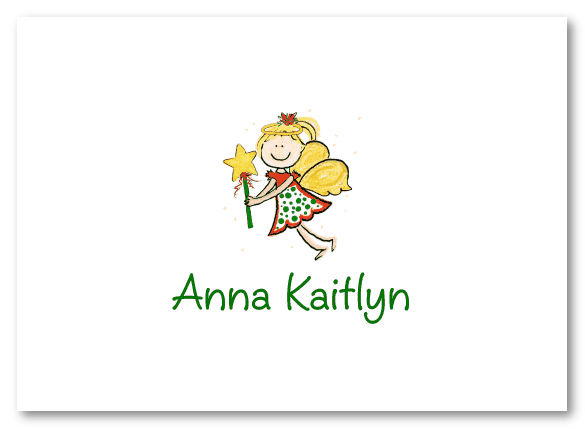 Christmas Angel Thank You Notes