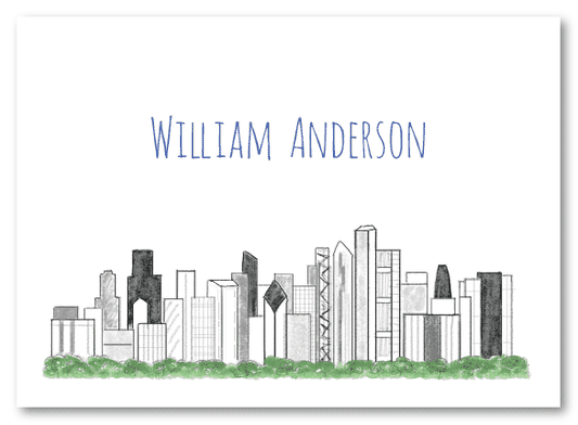 City Skyline Stationery