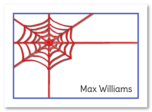 Spider Web Stationery