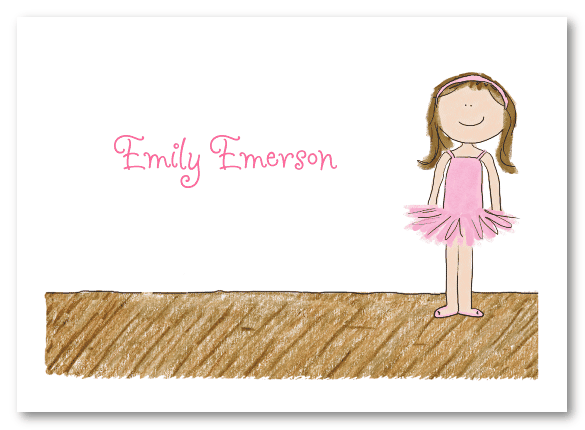 Little Ballerina Stationery