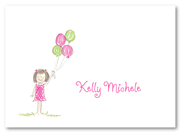 Little Birthday Girl Stationery
