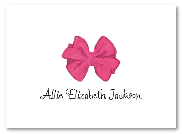 Hair Bow Stationery