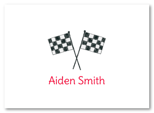 Checkered Flags Stationery