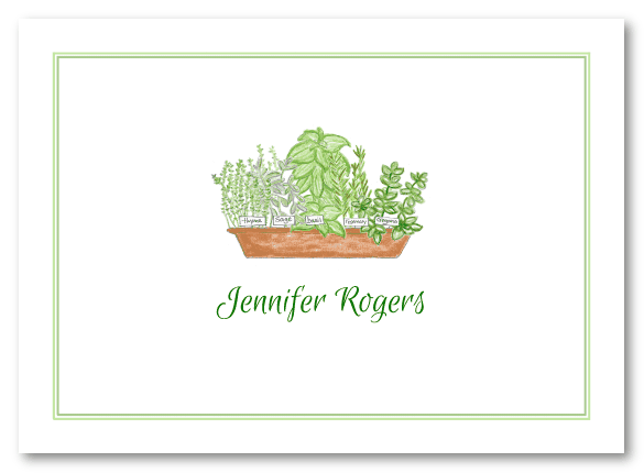 Herb Garden Stationery