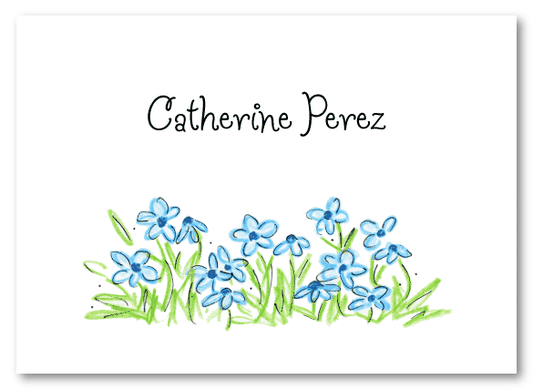 Blue Daisy Stationery