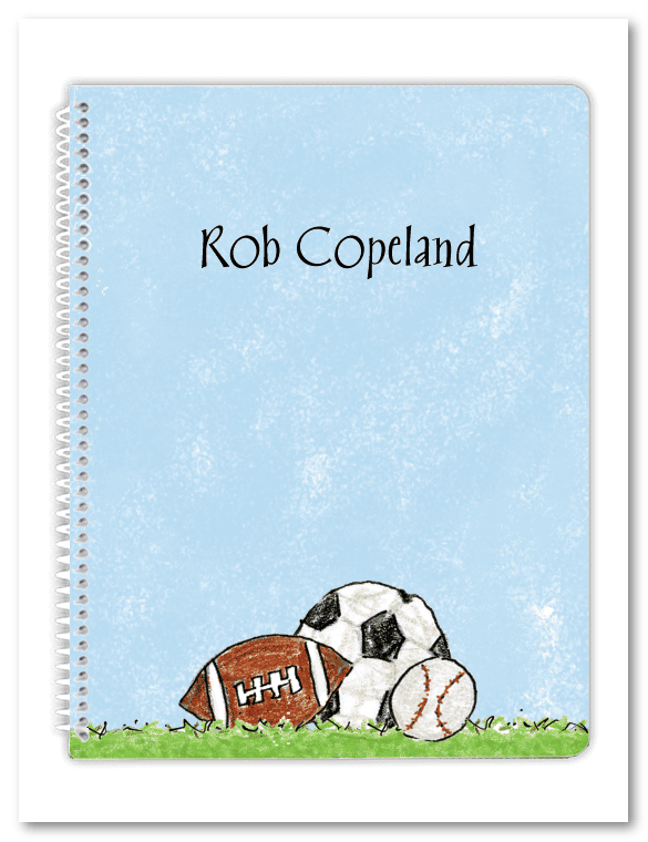 Sport Balls Spiral Notebook
