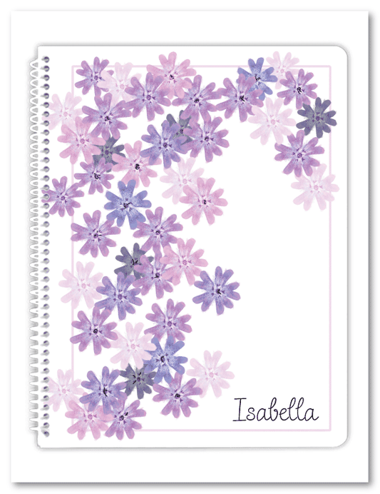 Purple Phlox Spiral Notebook