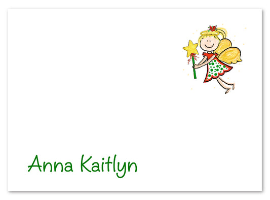 Christmas Angel Flat Card